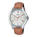 Original Casio - MTP-V300L-7A2UDF - Stainless Steel Wrist Watch for Men. 