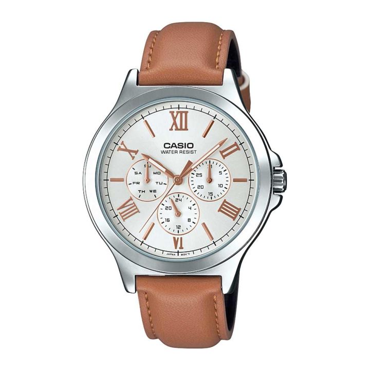 Original Casio - MTP-V300L-7A2UDF - Stainless Steel Wrist Watch for Men