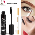 Tv Parlour Eyeliner Pencil + waterproof mascara set Eye Liner Thick Curling Mascara Eyebrow Pencil Makeup - Black & White. 