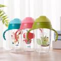 Premium Quality New Style Plastic Baby Beaker Water Sipper Feeder with Handles Travel Mug  Cuddles Feeding Bottle Washable Training Cup Learn Drinking Sippy Cup Straw Cup Trainer Feeder Baby Feeder Baby Gift Kids Infant Toddler BPA free 350ml. 