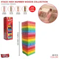 Jenga Color Woods Folds High Game. 