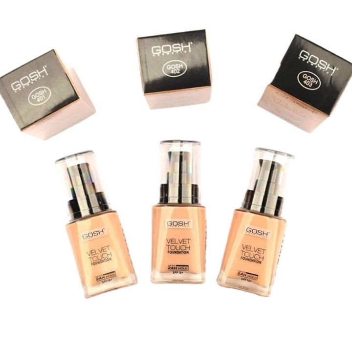Velvet Touch 24-Hour Hold Makeup Foundation with SPF 30+ - Silky Smooth Perfection