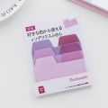 60 multi-functional sticky notes with gradually changing color classification index stickers, office learning classification reminder stickers. 