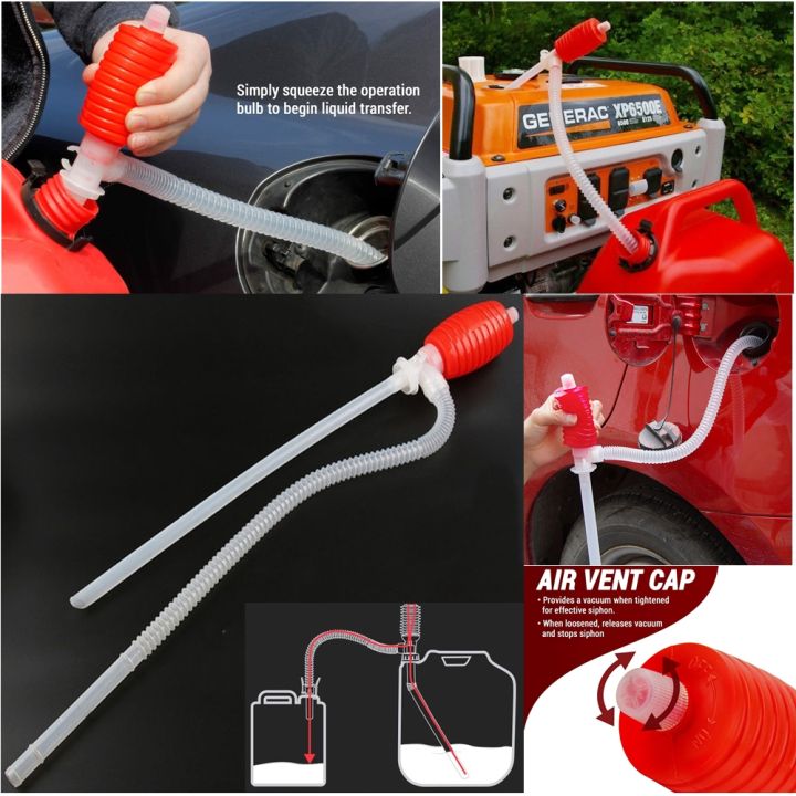 Car Generator Oil Transfer Pipe Suction Bottle filling Manual Suction Hand Tool Cleaning Pipe Hand Pump