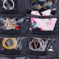 Fast Forward Jewelry Organizer Closet Organizer Hanging Storage 28 Clear PVC Pockets High Quality 75 GSM Non-Woven Fabric and PVC Material. 