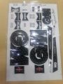 2021 new design Cricket Bat Sticker GM 3D Embossed Cricket Bat Sticker. 