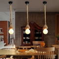 1 Piece Rope Pendant Light Hand Wrapped in manila rope for pendant lighting, nautical rope light - Kitchen island pendant light, jute twine rope, Rope swag light, an Industrial farmhouse rustic light fixture (BULBS NOT INCLUDED). 