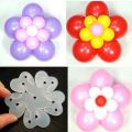 Balloon Flower Clips 6Pcs for Making Flower Shape Balloons Happy Birthday, Wedding Anniversary, Baby Shower, Welcome Parties And For Events Decorations. 