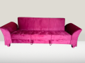 Sofa Combed With Storage 3 Seater Pink Valvet & Custumize Colours Special Offer Available From Customized........ 