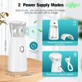 Portable Electric Nebulizer Machine for Kids, Adults, and Babies Mini Nebuliser Handheld Mesh Device with Fine Atomization, and Comfortable Therapy for Home and Travel. 