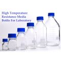 100ml to 2000ml High Temperature Resistance Lab Transparent Blue cap bottle Screw cap Reagent Bottle Sealed bottle Glass Laboratory Sample Bottle/Culture Media Bottle. 