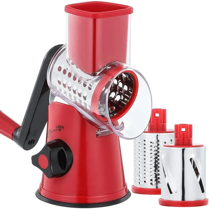 Cheese%20Grater%20Rotary,%20Rotary%20Grater%20for%20Kitchen,%20Kitchen%20Grater%20Vegetable%20Slicer%20with%202%20Drum%20Blades,%20Fast%20Cutting%20Cheese%20Shredder%20for%20Vegetables%20and%20Nuts%20-%20Image%202