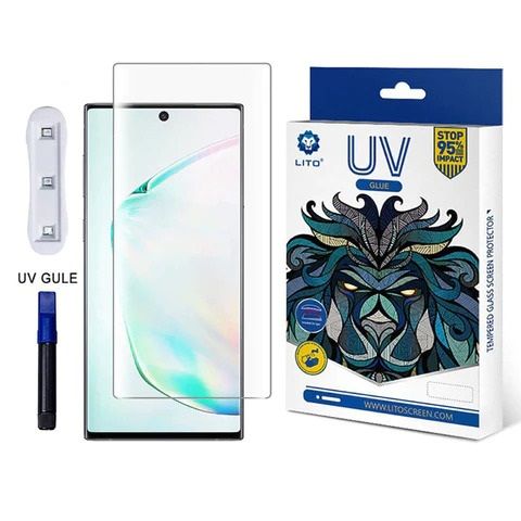 UV  Lito full glue glass Tempered 3D Screen Protector for Reno 5 Pro