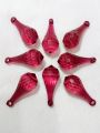 10/15 pcs Pink Faceted Crystal Plastic Drop Tussle Bead - DIY Craft, Jewelry, Dress Ornaments and Décor. 