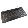 Mini Multimedia Kai Ping Keyboard Plug and Play, 18 Preprogrammed hot Keys, Ultra Slim Keyboard KP-519. 