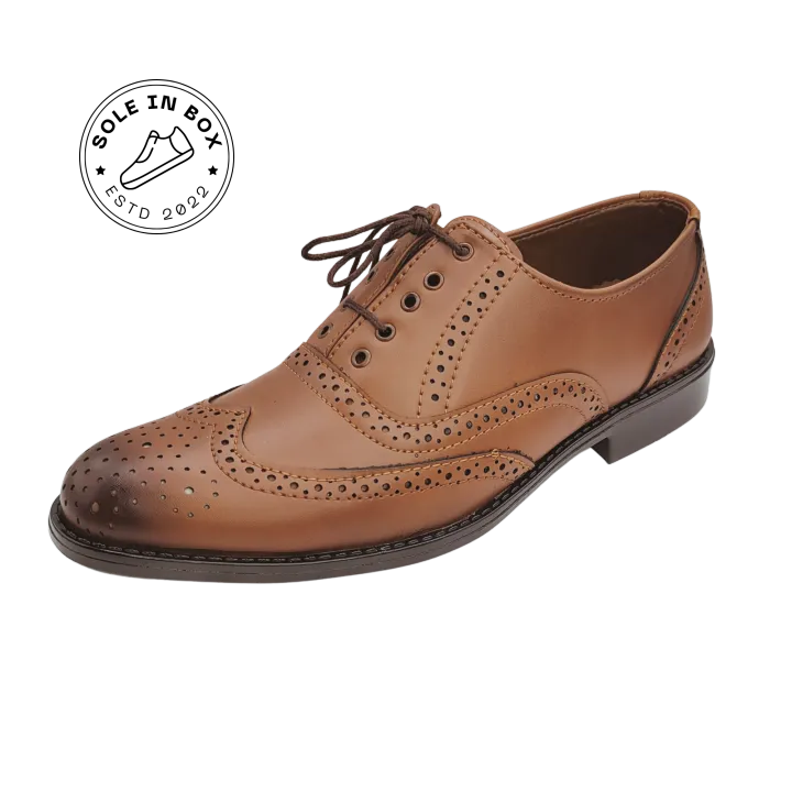 Dejavu%20Premium%20Range%20Brown%20Leather%20Shoes%20by%20Sole%20in%20Box%20-%20Image%206