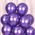 Pack of 30 Latex Balloons for Birthday Metallic Chrome Balloons for Decoration. 