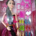 Barbiee Girl Doll With Many Shoes. 