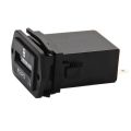 DC 6-80V Mechanical Hour Meter - Hourmeter for Engine Generator Boat Automobiles Motorcross Motor Truck Tractor. 