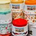Water cooler 4.5 liter , plastic water cooler printed body , traveling cooler, imported water cooler, ice box multiple colours. 