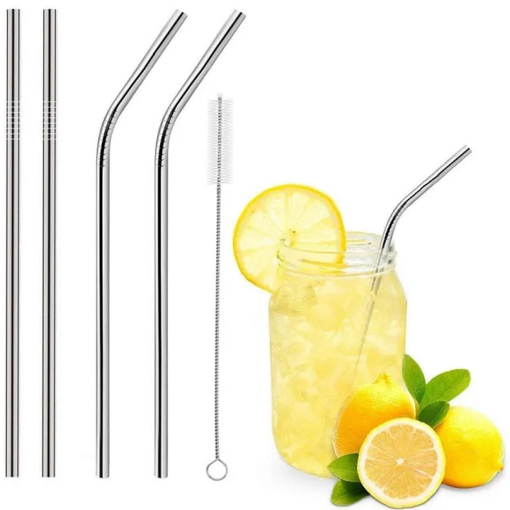 Straw%20-%20Stainless%20steel%20straw%20Pack%20of%205%20-%204%20Bent%20Stainless%20Steel%20Reusable%20Drinking%20Straws%20With%20Cleaning%20Brush%20Metal%20Straws%20-%20Image%203