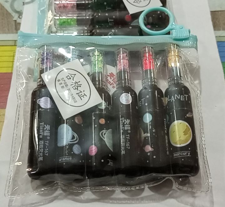 Cute%20Highlighter%20Marker%20Pens%20Cute%20bottle%20Shape%20Colourful%20Highlighter%20Markers%20Pack%20of%2006%20Pcs%20-%20Image%207