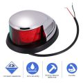 12V Navigation Lights LED Zinc Alloy Bow Light Marine Boat Red Green. 