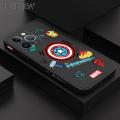 Hontinga for iPhone 14 Pro Back Cover Cartoon Anime Icon Side Design Case Square Edge Liquid Silicone Phone Case. 