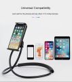 Flexible Neck Mobile Tab Stand Holder Lazy Waist Support Selfie Live Show Holder Table Car Phone Tablet Holder Stand Bracket Free Your Hand 4-10 inch. 