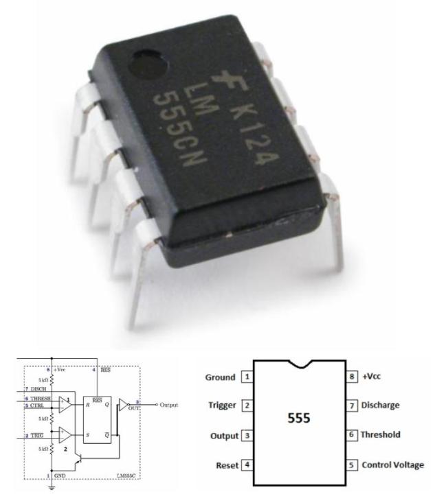 3pcs NE555 Timer IC DIP OPAMP Amplifier