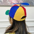 【LuckyBabyFans Store】Bamboo Dragonfly Baseball Cap Funny Helicopter Propeller Dad Hat Snapback Hat For Adult Kids Boys. 