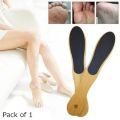 Pack of 1 Foot Filer Wood Handle Dual Sided Coarse Wooden Foot Scraper Hard & Dead Skin Callus Remover, Pedicure Foot Scrubber – Smoother Feet and Callus Remover for Men and Women Personal and Salon Use. 