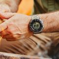 Casio Protek Mens Biomass Plastic Digital World Time, Sunrise/Sunset Display, LED Backlight (Super Illuminator), Power Saving, Run Time, Battery Level Indicator, Full Auto Calender, Solar Power, Altimeter, Barometer, Thermometer Watch-PRG-340T-7DR. 