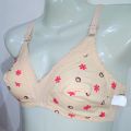 Cotton Bra for Women - (Fancy Embroided Stars). 