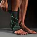 Adjustable Compression Ankle Brace 1 Piece Breathable Elastic Support Sleeve for Sports Running Gym Exercise Fitness Men and Women. 