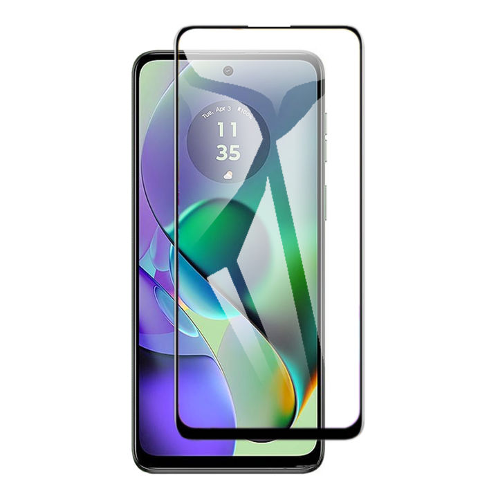 Motorola Moto G54 9D Full Glue Edge-to-Edge Coverage Screen Protector Tempered Glass For Moto G54