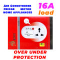 Fridge Refrigerator Freezer Water Dispenser 16A 220V Amin Over And Under Voltage Protective Device Protector Protection Relay Breaker. 
