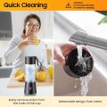 High Performance & Fast With Warranty – Juicer - 380 ml – Juicer Machine – Mini Juicer Machine – Blender – Blender Machine – Rechargeable Smoothie Maker For Travel, Gym, Office & Home – Perfect For Shakes, Juices & Smoothies Anywhere. 