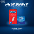 Durex Pack of 2 - Durex Condoms Ultra Thin Feel Ideal Sensitivity Condoms 12s + Durex Condoms Extra Safe Extra Thick Safety Condoms 3s. 