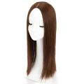 Middle Part Topper Hairpiece Heat Resistant Fiber Hair Extension Synthetic Long Straight Hair Clip-In Natural Invisible Clourse Hairpieces Women. 