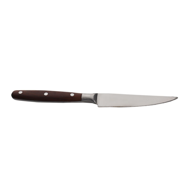 Chef Supreme Quality Steak Knife with Serrated Blade With Wooden Handle