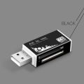 PULUZ- Multi in 1 Memory SD Card Reader for Memory Stick Pro Duo Micro SD,TF,M2,MMC,SDHC MS Card. 
