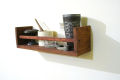 Large Wood Shelf - Wall Mounted Shelf - Wall Storage Rack - Decorative U Shape Shelf for Room, Kitchen. 