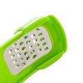 PC Garlic Press Mincer - Stainless Steel Slicer & Crusher with Plastic Handle - Soft Easy-Squeeze Cutter Shredder Peeler Set for Garlic & Ginger - Easy Clean. 
