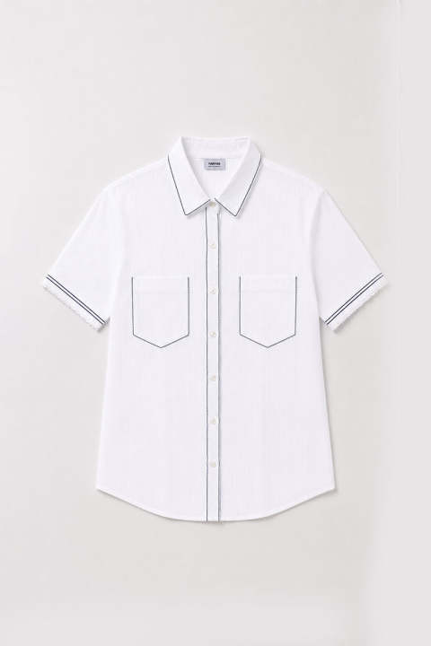 Meme%20Button%20Down%20Shirt%20With%20Contrast%20Stitch%20For%20Women%20-%20Image%203