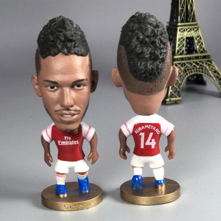Football fan Real Madrid C Barcelona Messi Neymar Salah gift star doll playing puppet handmade model