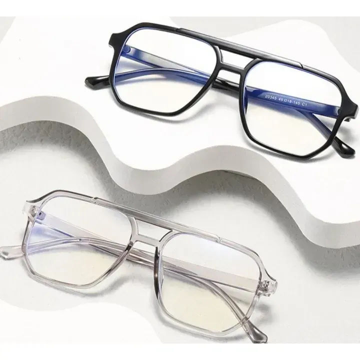 LOOMA Blue Light Filter Computer Glasses for Men & Women – UV400 Eye Protection Eyewear – Stylish Anti-Glare Oval Full Rim Frame – Screen Protection Glasses for Laptop, Mobile, Gaming & Office Use – Unisex Eyewear