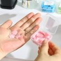 Soap Tablets Travel Portable Soap Tablets Students Children's Portable Mini Petal Hand Washing Tablets Petal Dry Paper Pieces. 