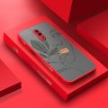 For OPPO Reno Reno Z Case With Simple artistic face Frosted Transparent Hard Casing soft Side Edge Square Silicone Cases Full Back Cover Camera New Design Phone Case Shockproof Protection Case. 
