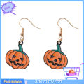 1 Pair Ghost Funny Halloween Earrings Alloy Pumpkin Hat Broom Drop Hook Earrings Party Jewelry. 